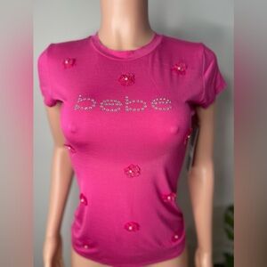 Bebe Top- Berry Pink